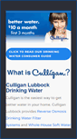 Mobile Screenshot of culliganlubbock.com